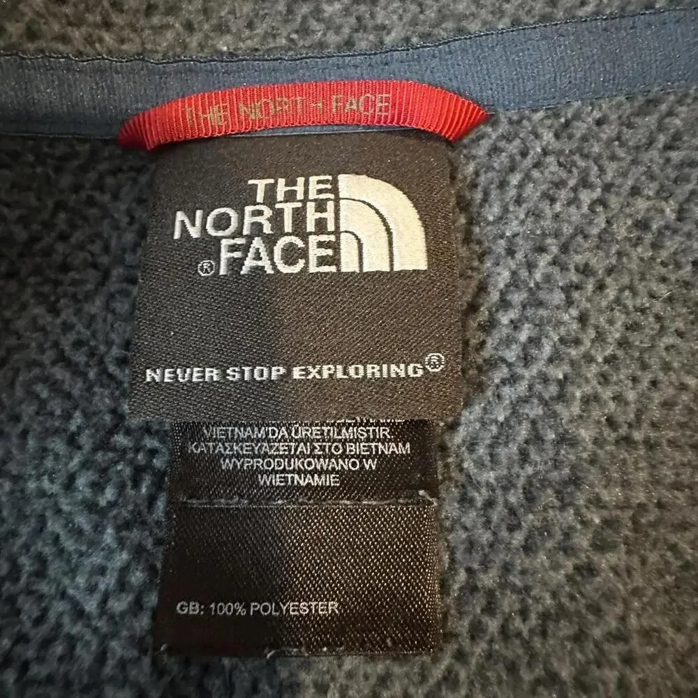 The North Face blue quarter zip shirt size XL outdoors work office hiking